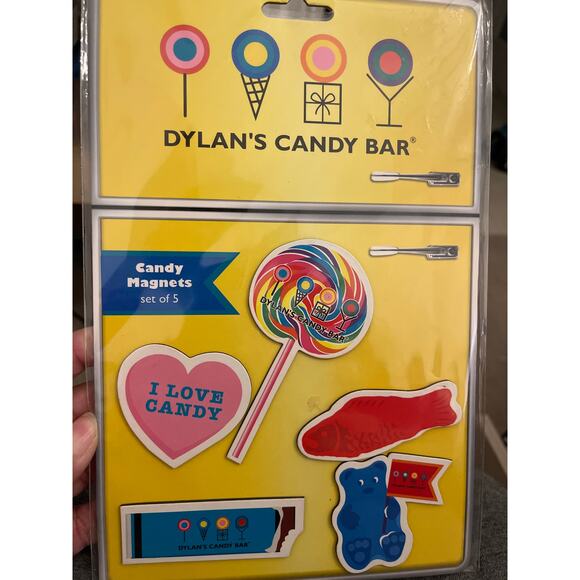 Dylan's Candy Bar Magnets Gummy Bear, Fish, Candy Bar, Heart, Lollipop (set 5) - Picture 4 of 4